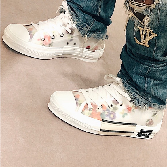 dior flower converse